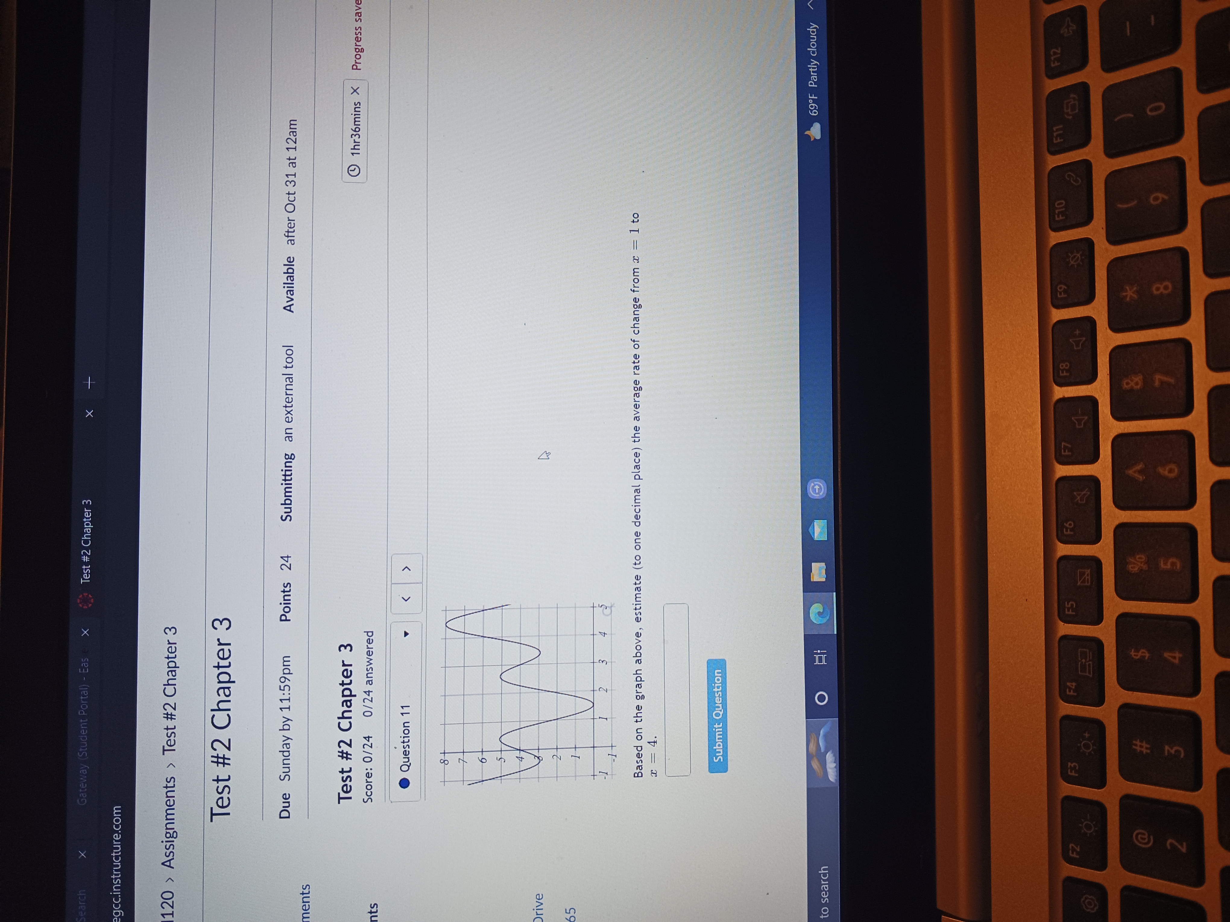  earch Gateway (Student Portal) - Ease X Test #2 Chapter 3