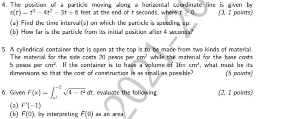 with detailed solution reference : https://drive.google.com/drive/folders/1j4xtb14ojebizLO-owwoJnwTrrDBAvBO 4. The position of a