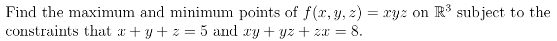  This is an calculus optimization type question.Both the QUESTION and SOLUTION