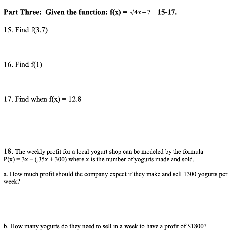 the domain of the relation? 12. What is the range of the