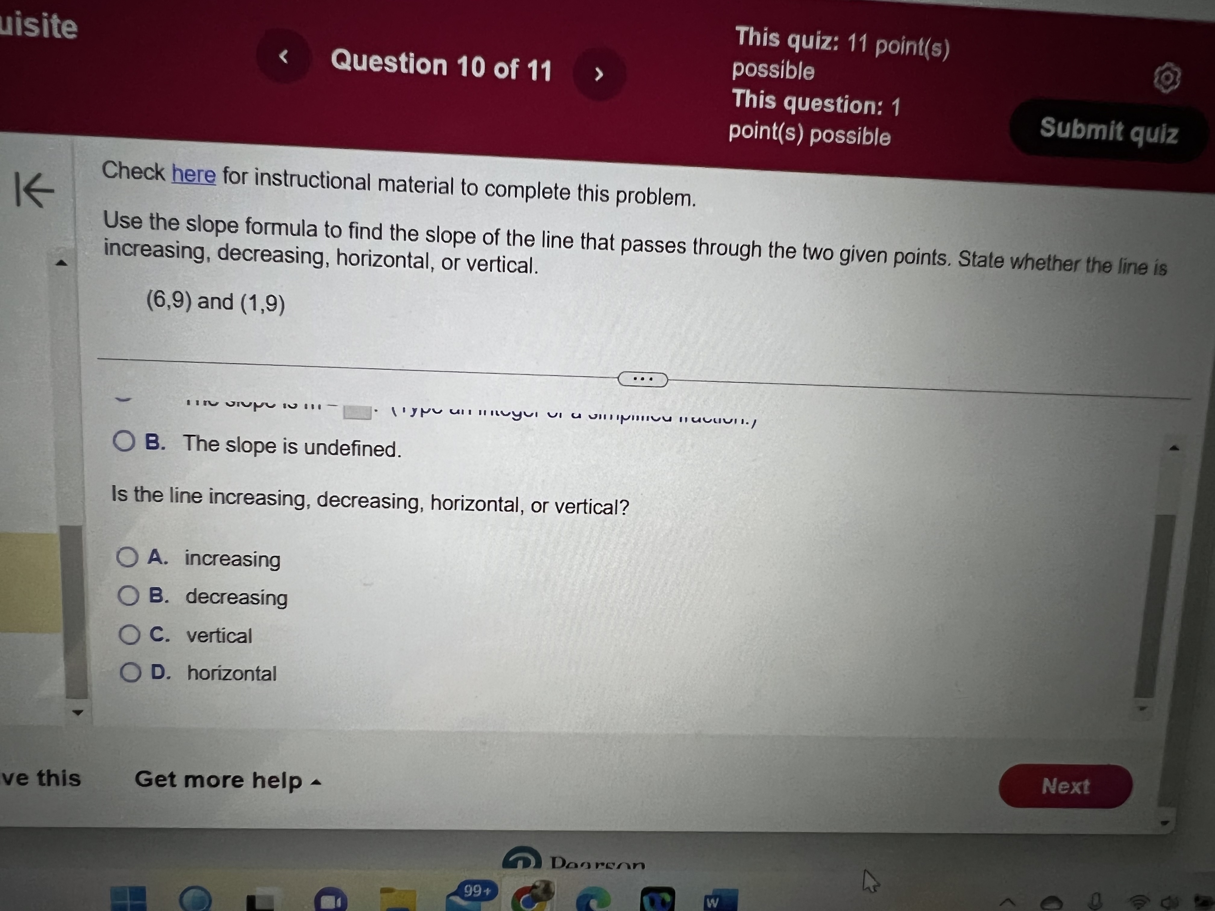 variable b is the independent variable. Next his Get more help -