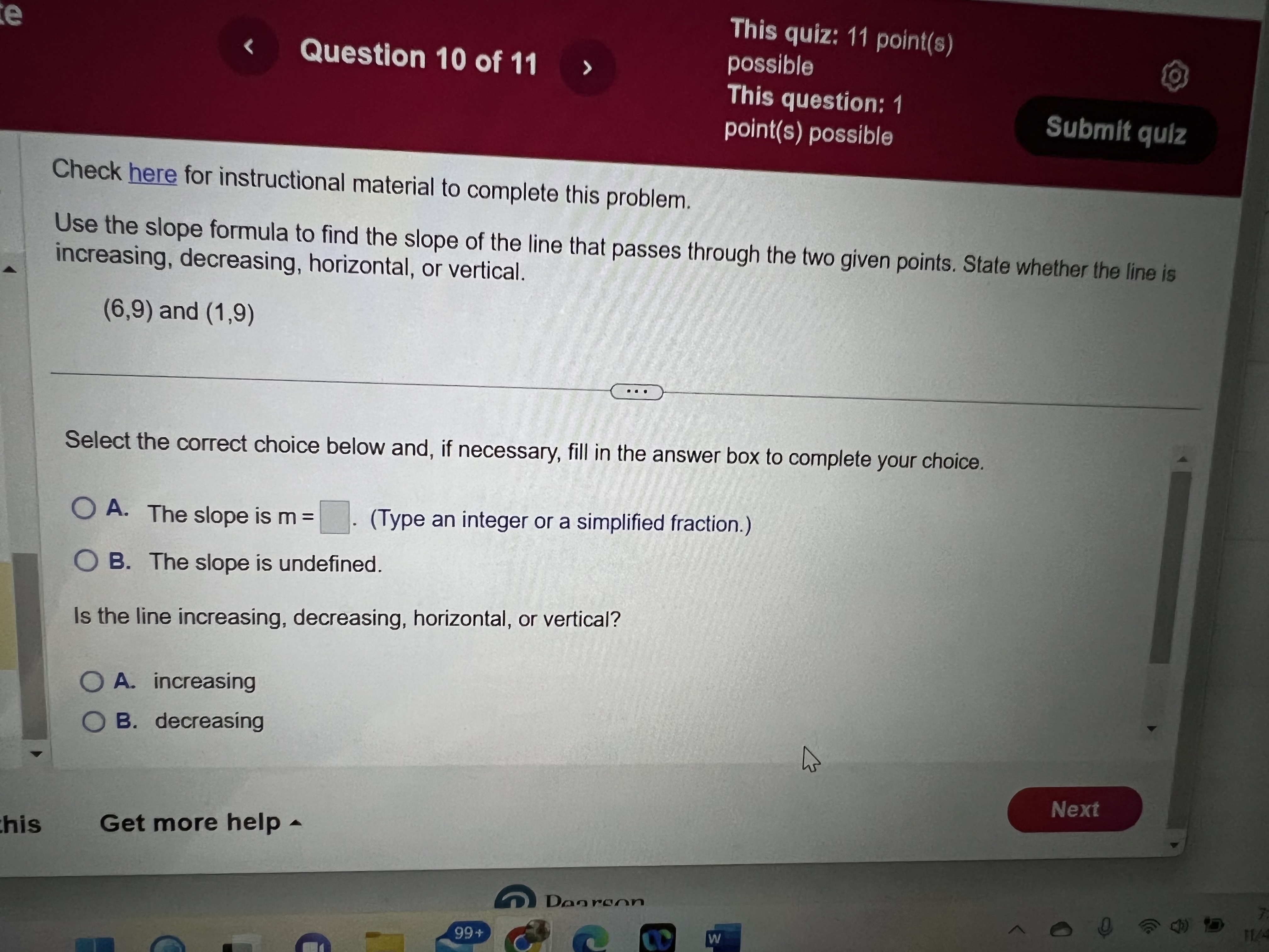 Doorconisite This quiz: 11 point(s)
