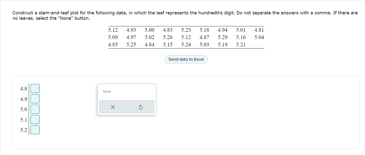 5.00 4.83 5.23 5.18 4.94 5.01 4.81 5.09 4.97 5.02 5.26 5.12