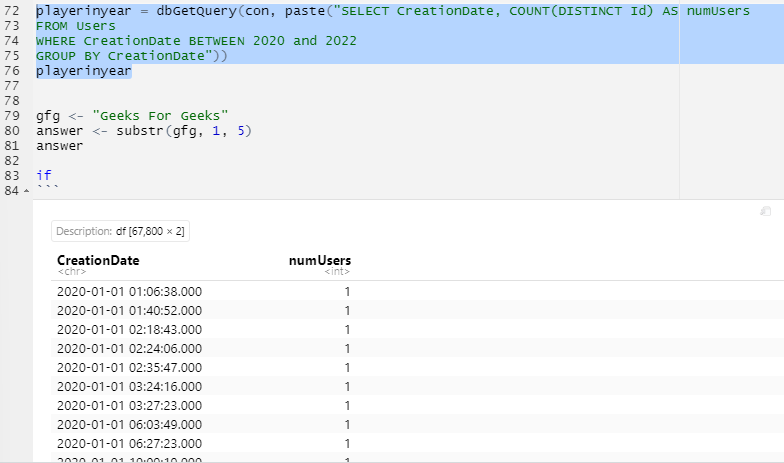 2. How many users are there? 3. How many users joined since