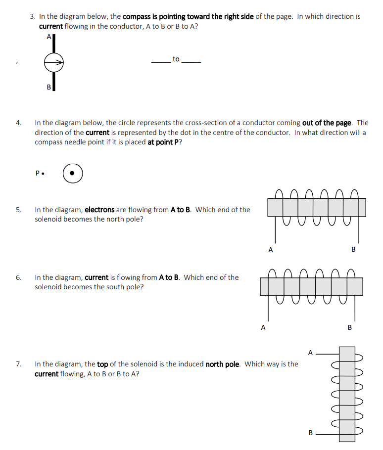 conductor, A to E or E to A? A to In the