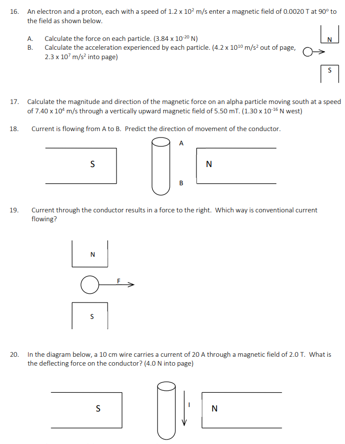 page. The direction of the current is represented bi, the dot in
