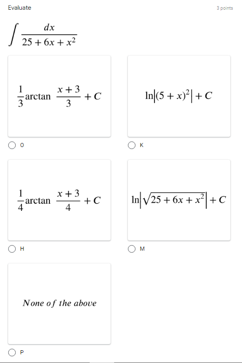 cos 3x (1 - 3 cos 3x) + C 9 OKEvaluate 3