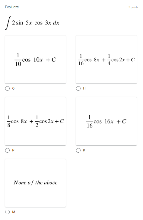 4 OP OK tan2 0 sec 4 + C 2 OM\fEvaluate 3