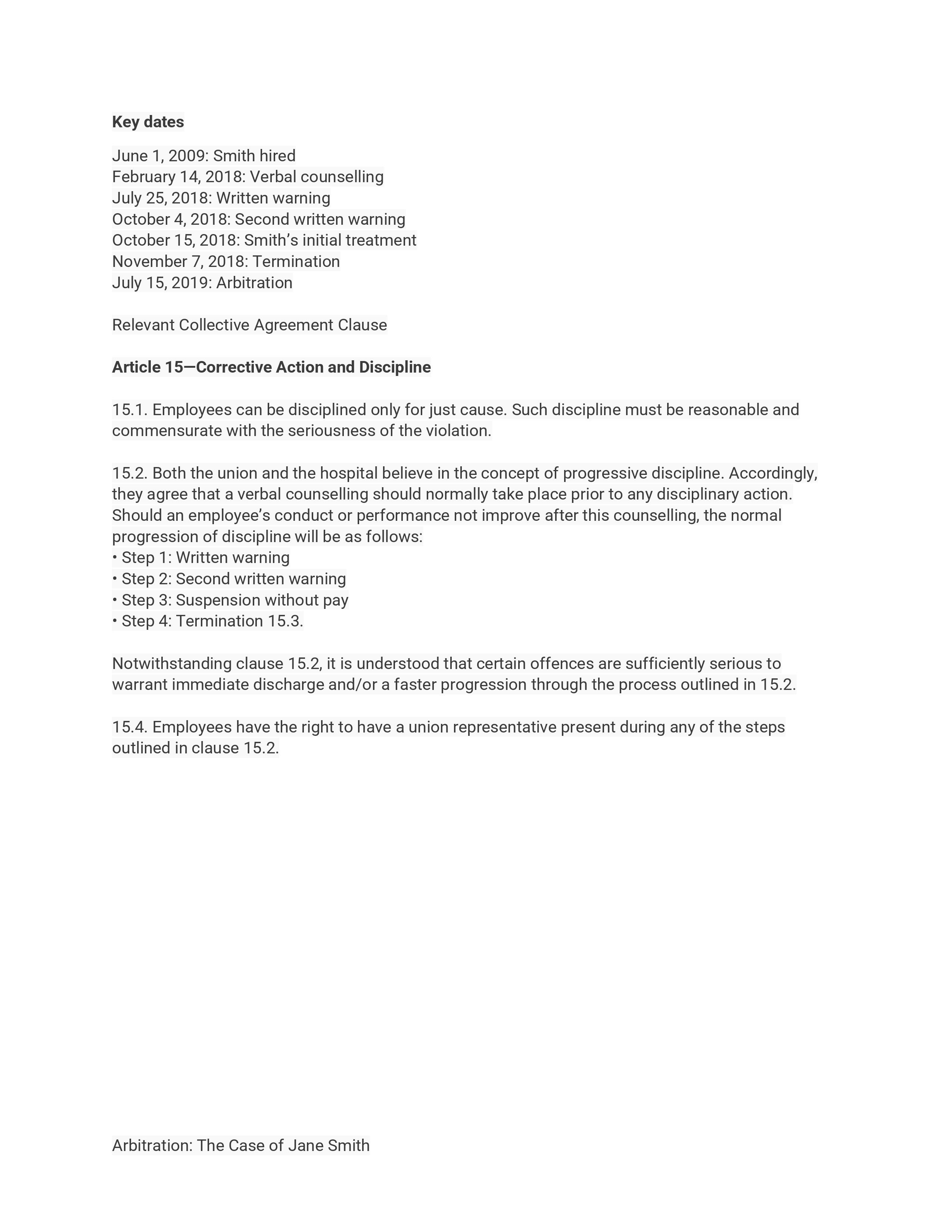 assignment requires you to take on the role of management and/or union.