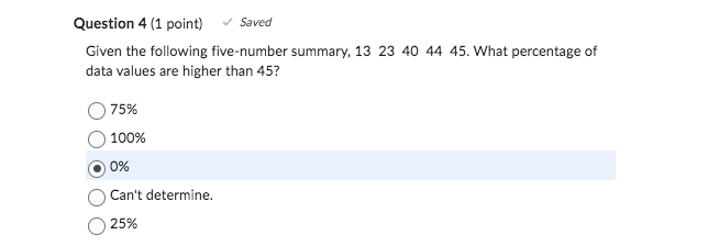 point] For her class project in statistics, a student researcher decides to