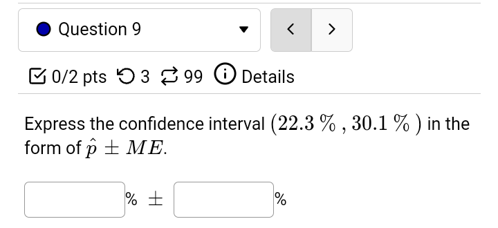 the pvalue for this sample? (Report answer accurate to four decimal places.)