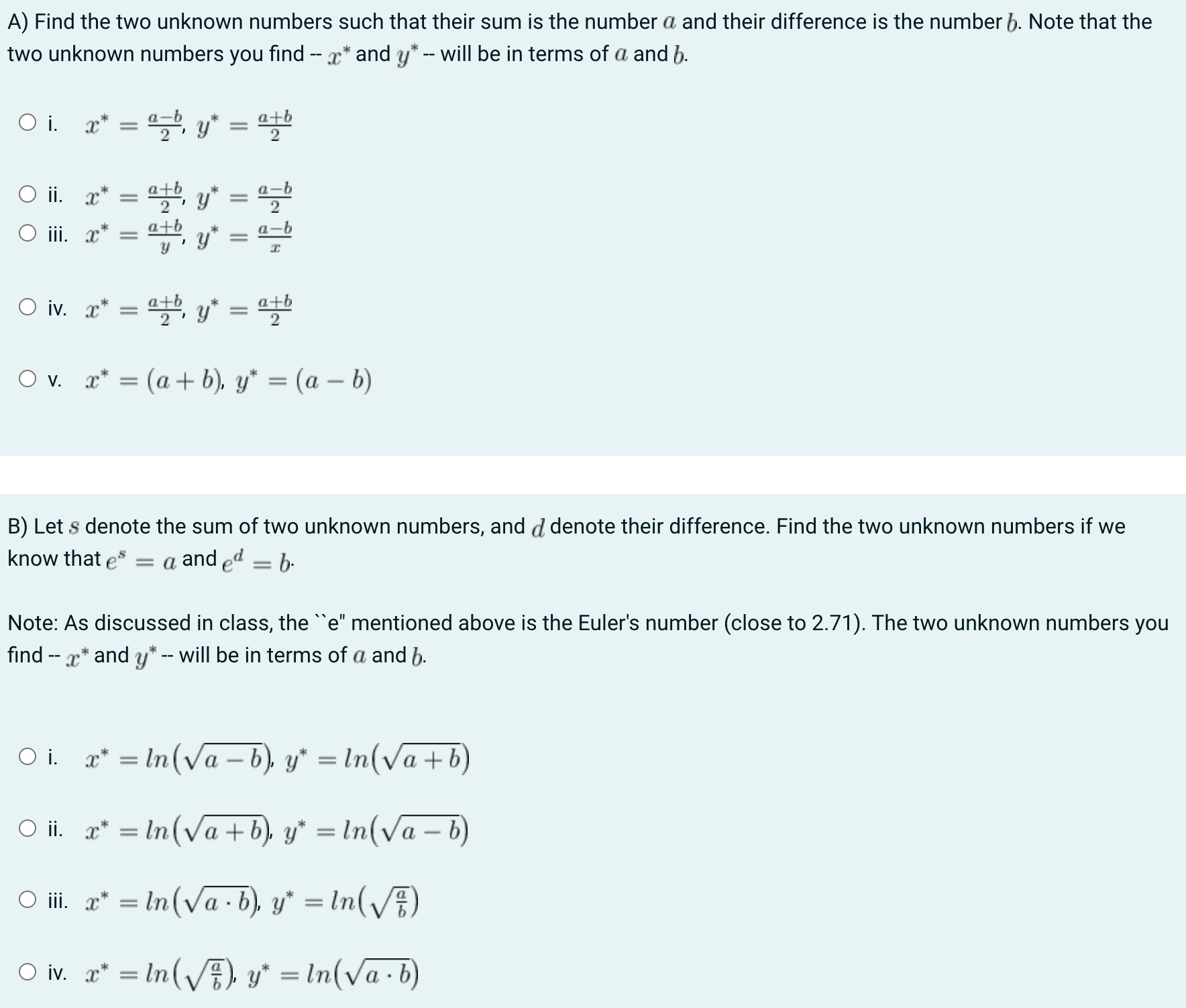 any such x, what is the maximum quantity of carrots - y