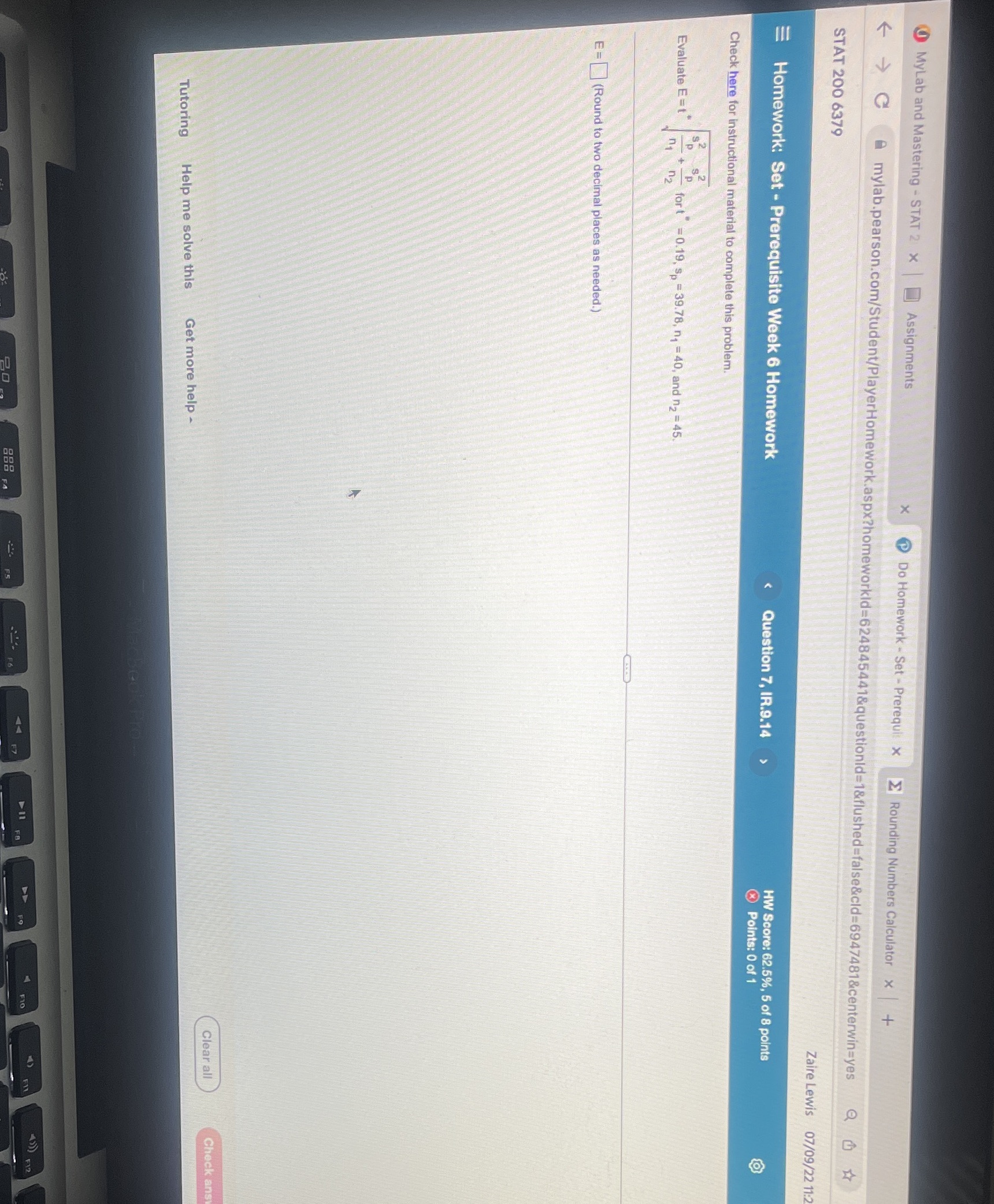 MyLab and Mastering - STAT 2 x Assignments Do Homework -