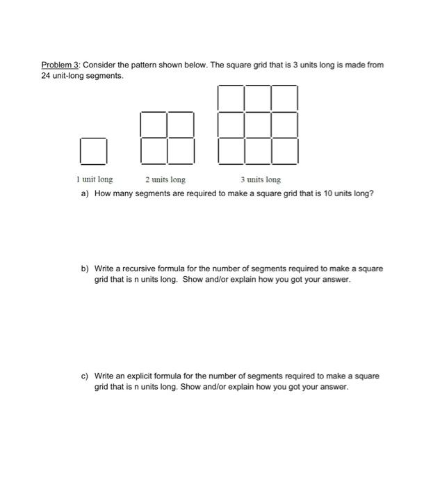 is 3 units long is made from 24 unit-long segments. 1 unit