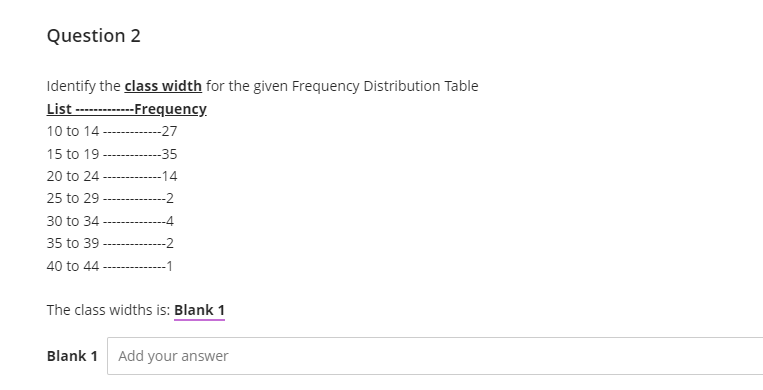 a row score? Write an example that will establish your claim. Use