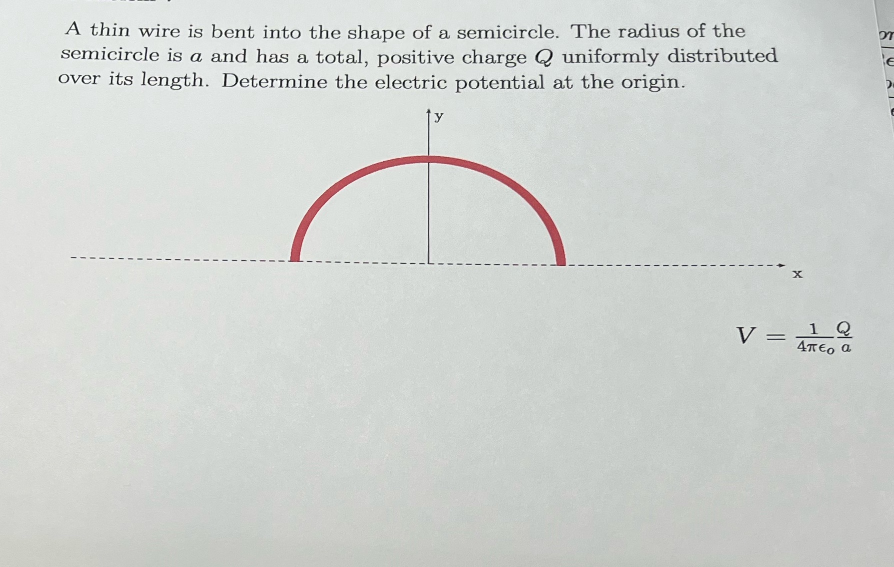 The radius of the PT semicircle is a and has a total,