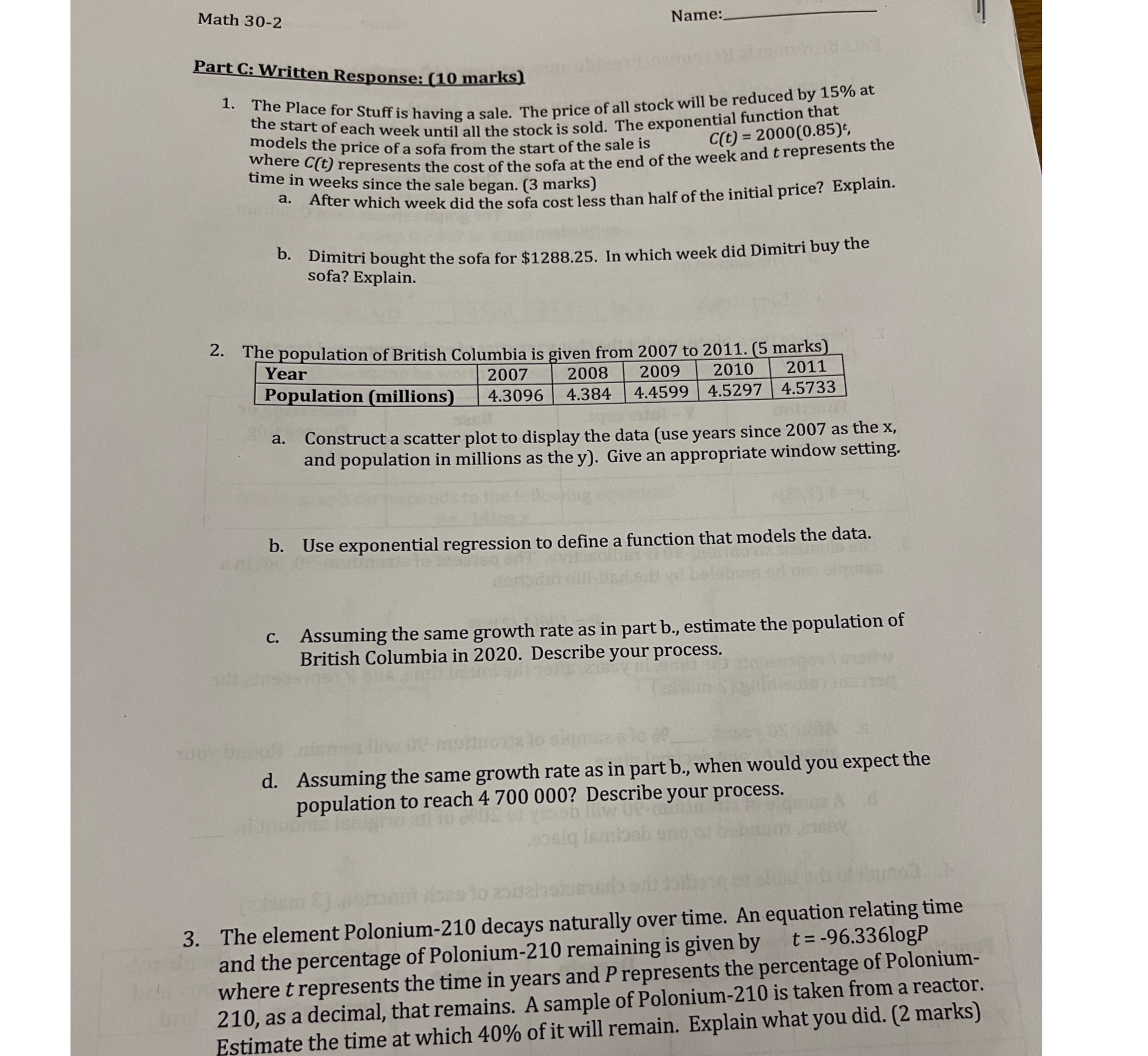 Place for Stuff is having a sale. The price of all stock