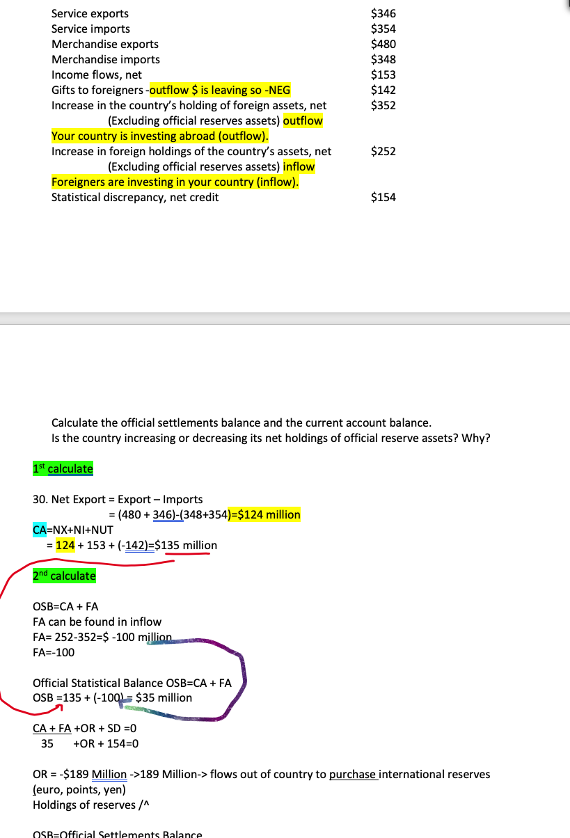  I need help here. This was from the notes in a