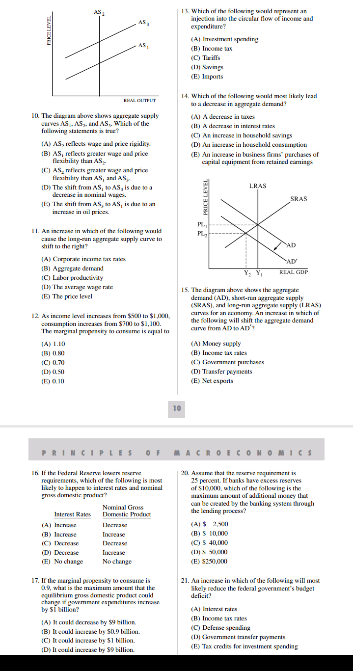of the following is included in the 8. Which of the following