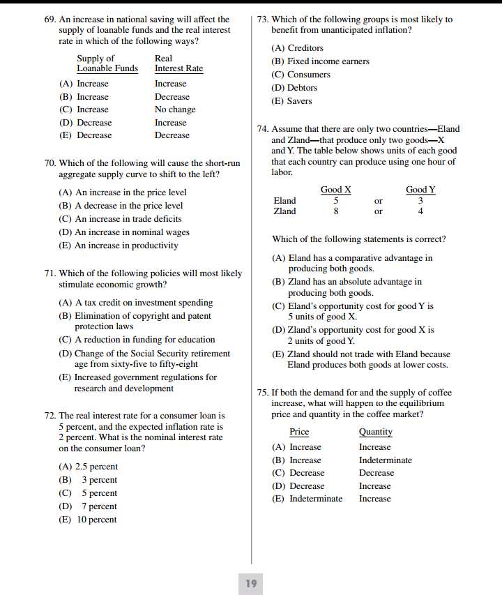 market after (E) An apparel company purchases fifteen new relocating sewing machines.