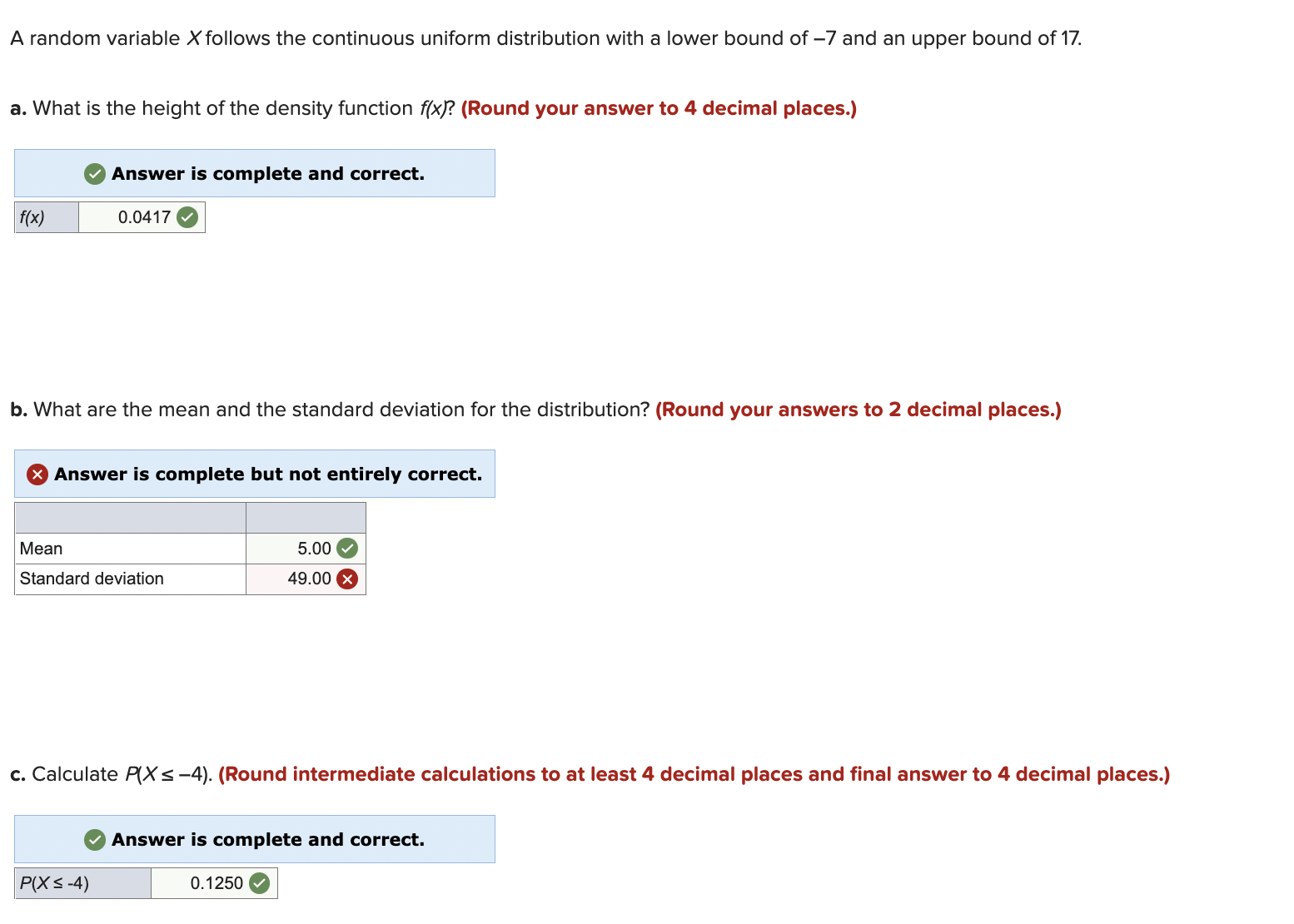 bound of 7 and an upper bound of 17. a. What is