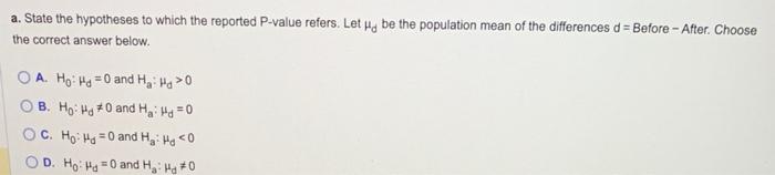 The table shows the results. Use the technology output to answer 130