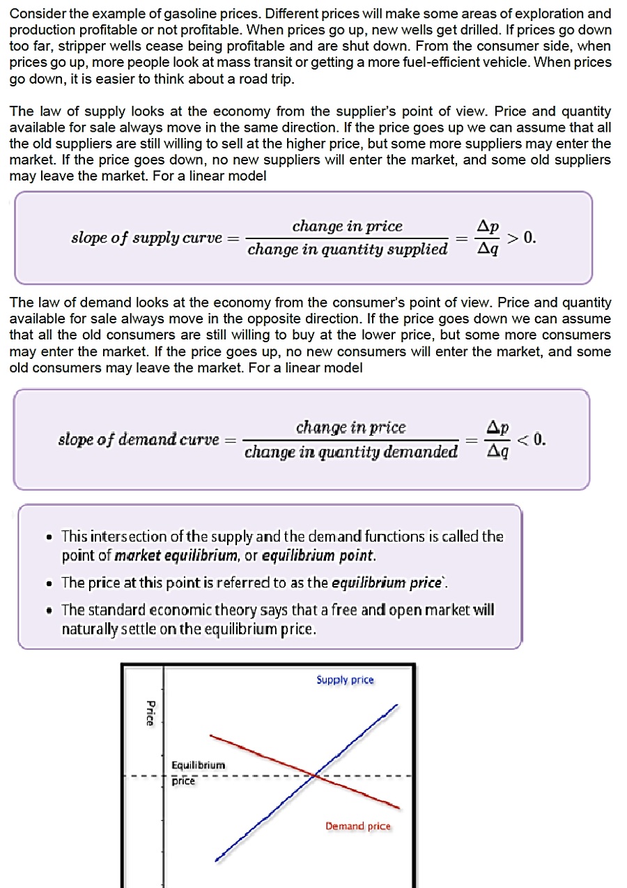 of the supply and demand curves: 3. Evaluate the curves at g\".