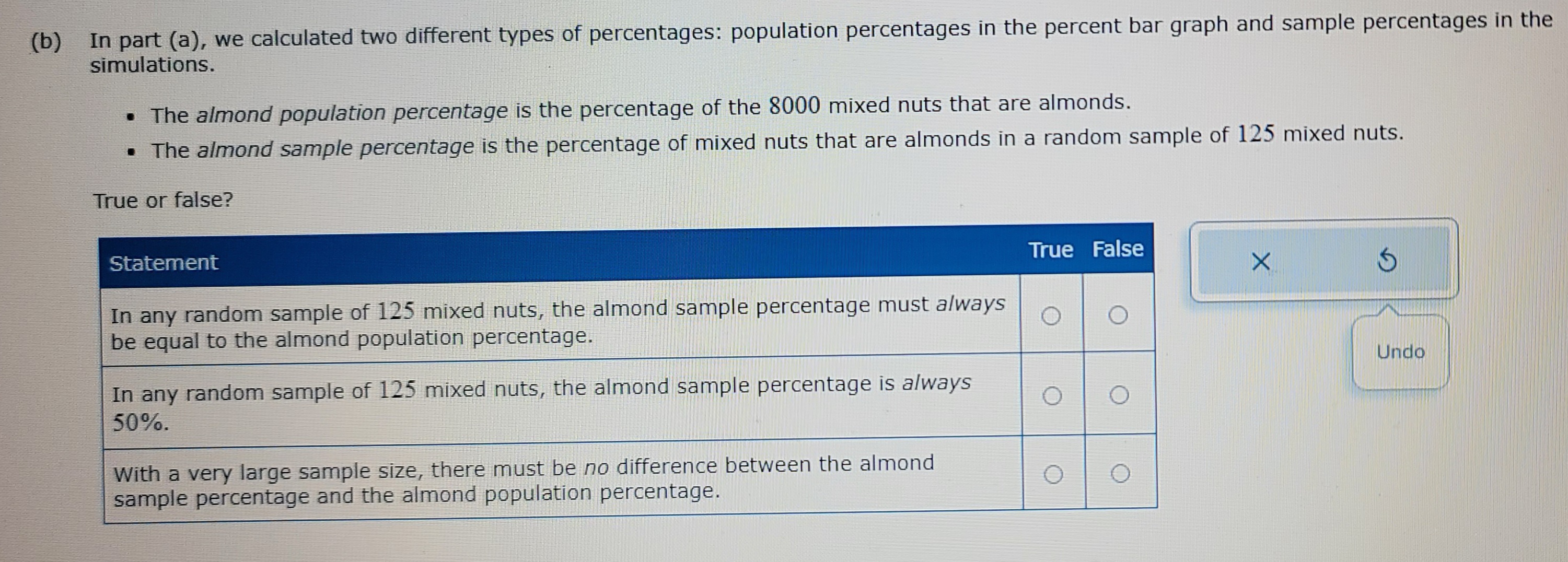 for the mixed nuts in the container. 50% 50% Drag to adjust