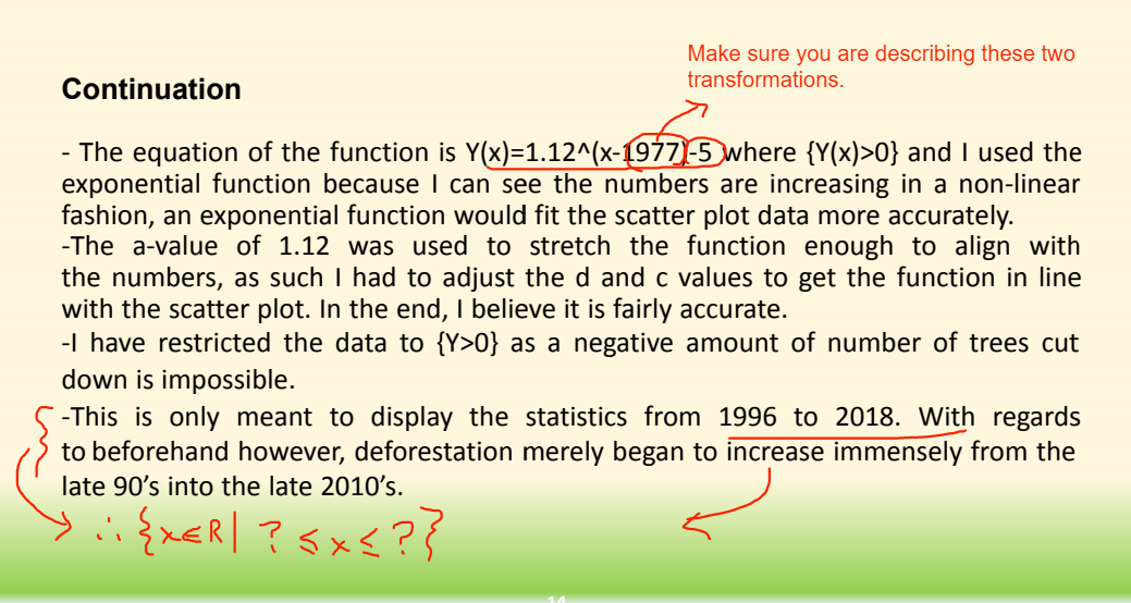  Make sure you are describing these two Continuation transformations - The