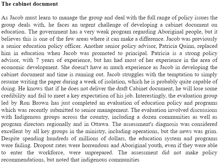 comfortable with the idea of being a manager, he gets the job