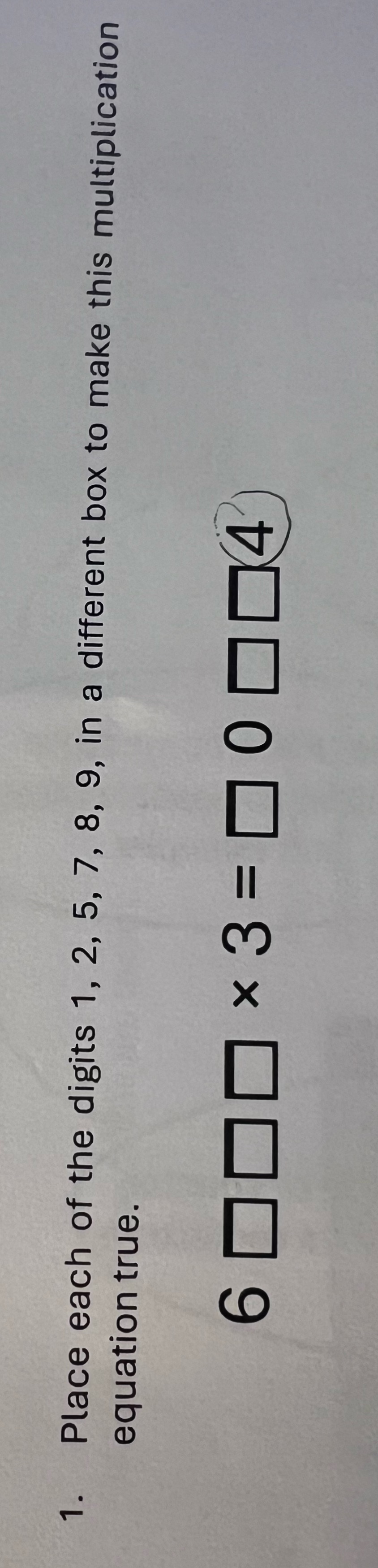 Use polyp's problem solving techniques and different mathematicial concepts Place each