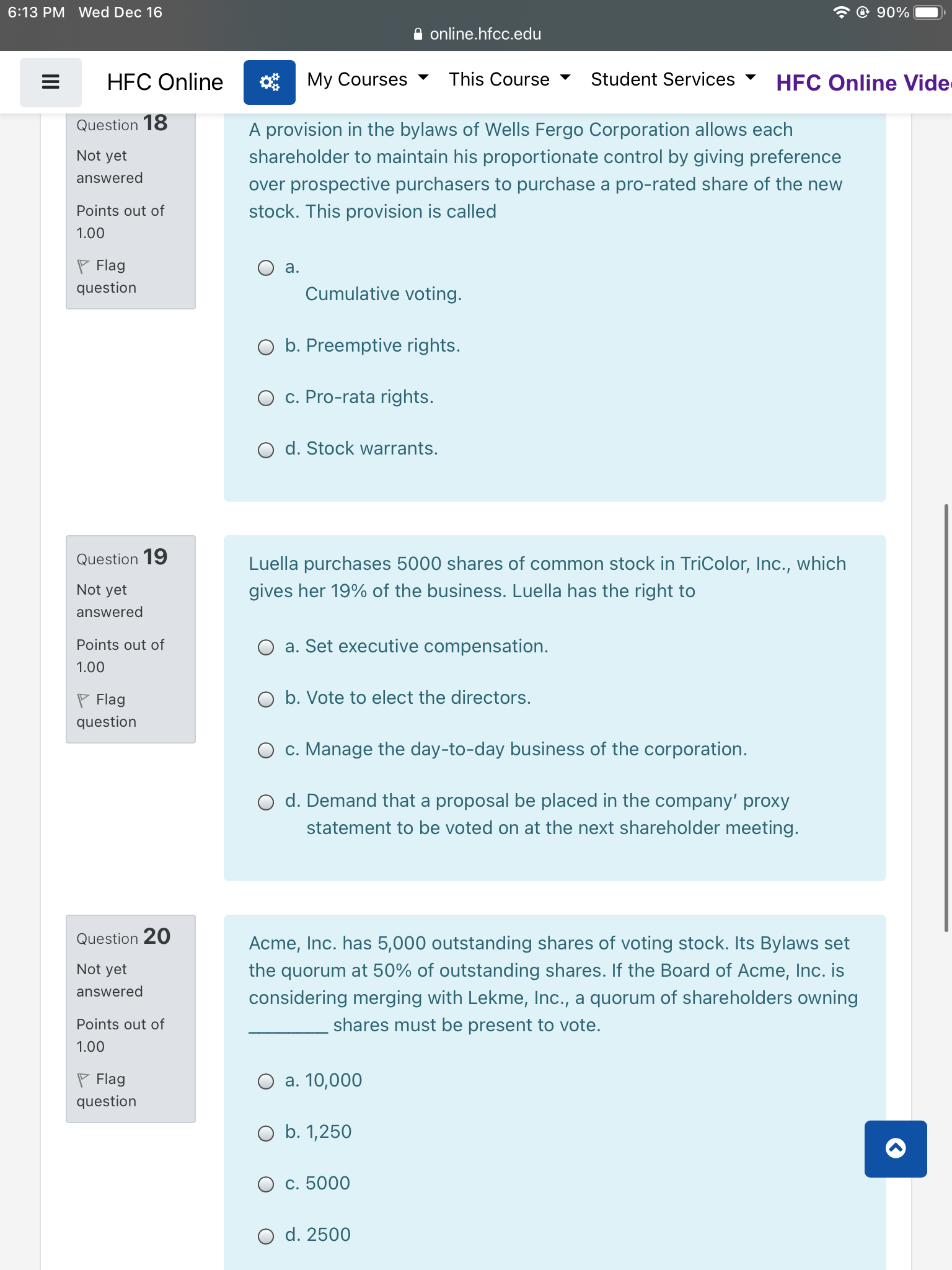 Services > HFC Online Vide Toreseeable that Annie would be injured. Question