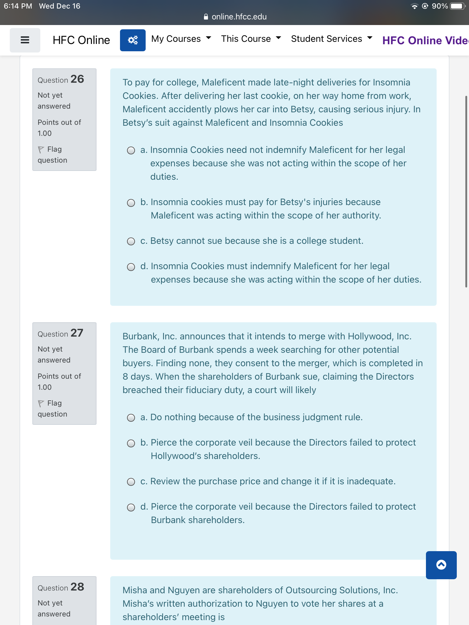 Liesel says "No, it's mine." Which of the following is true? Flag