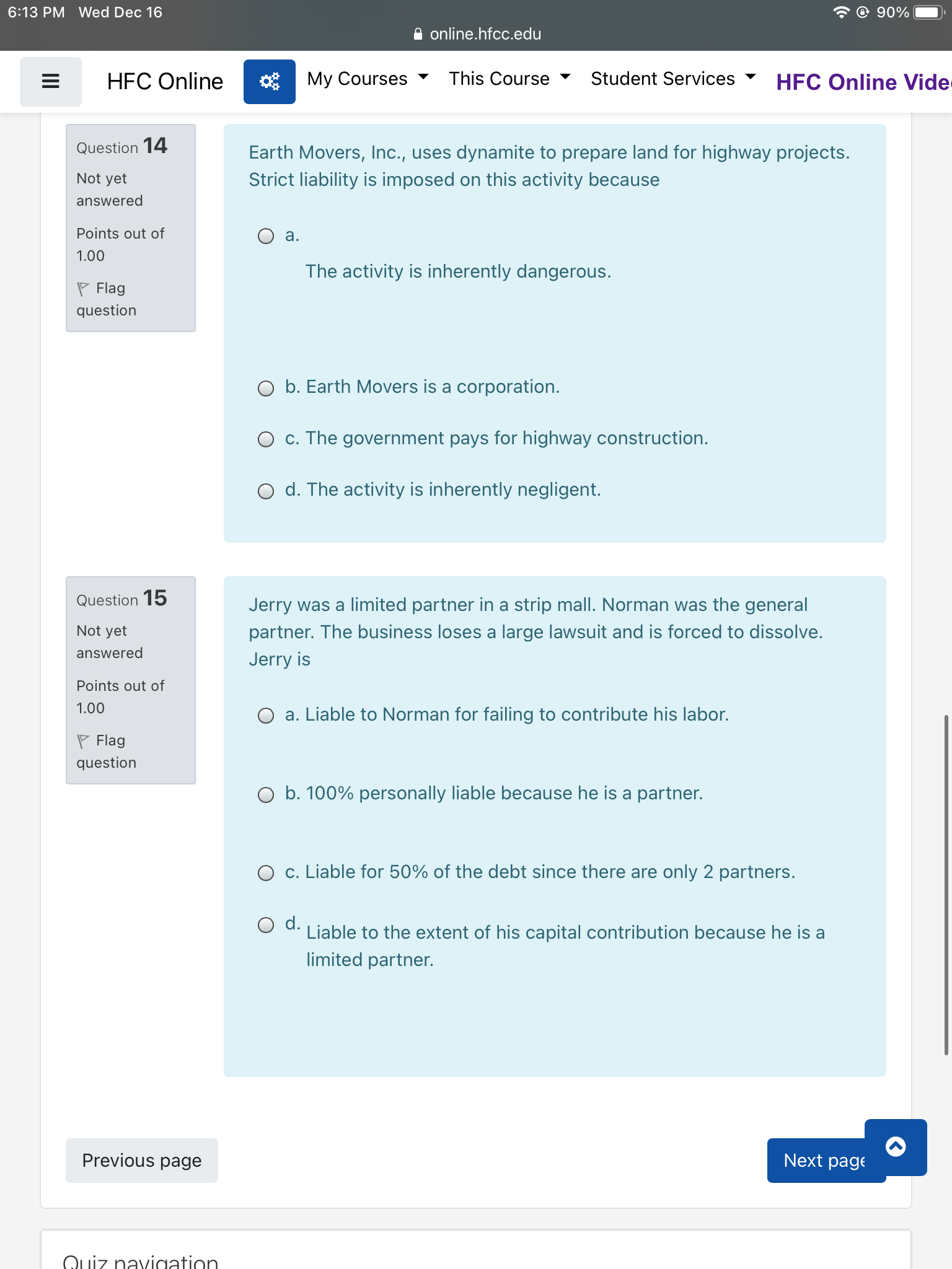 of the opportunity, ABC might be answered also interested in making that