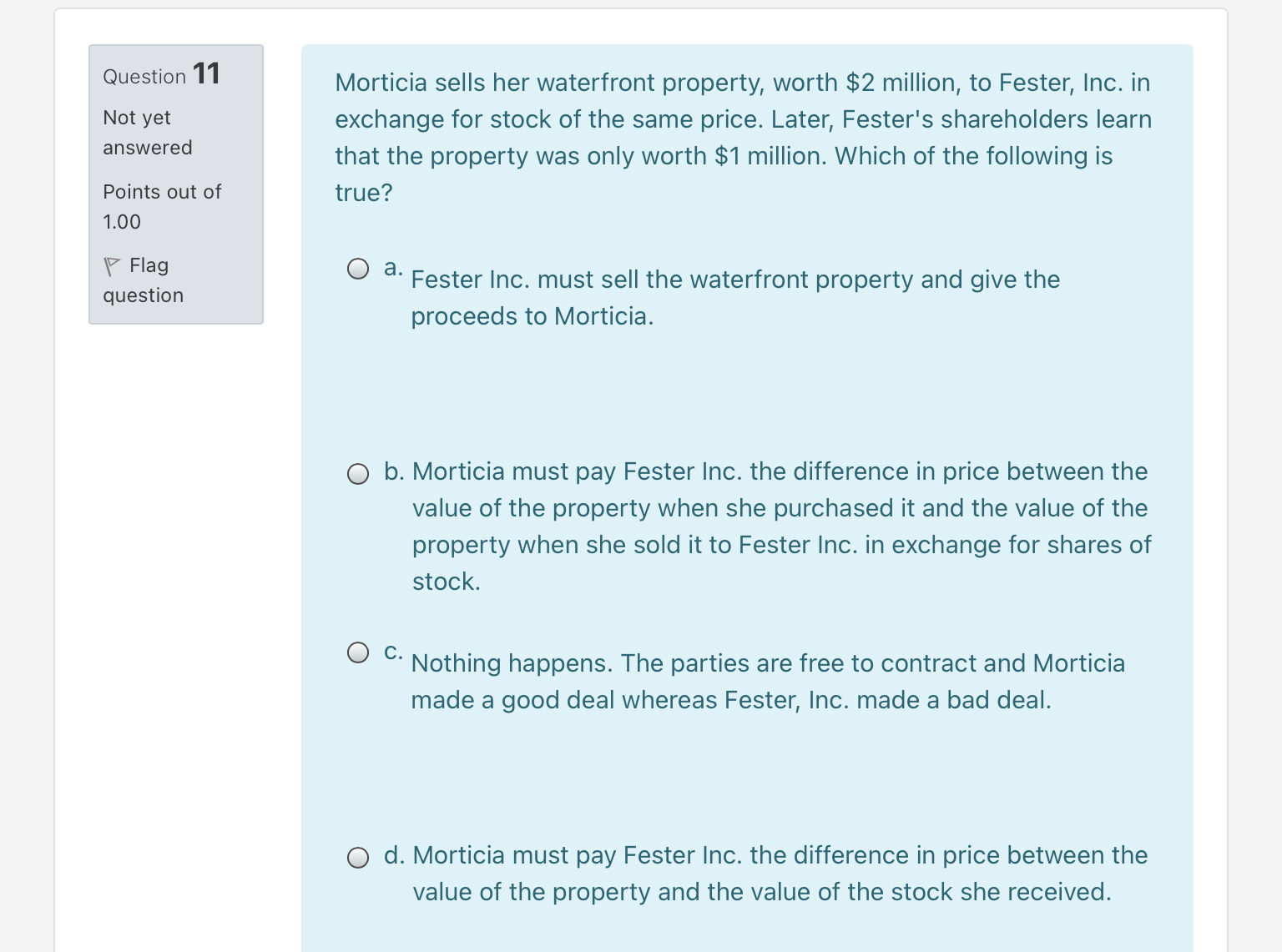 in the bylaws of Wells Fergo Corporation allows each shareholder to maintain