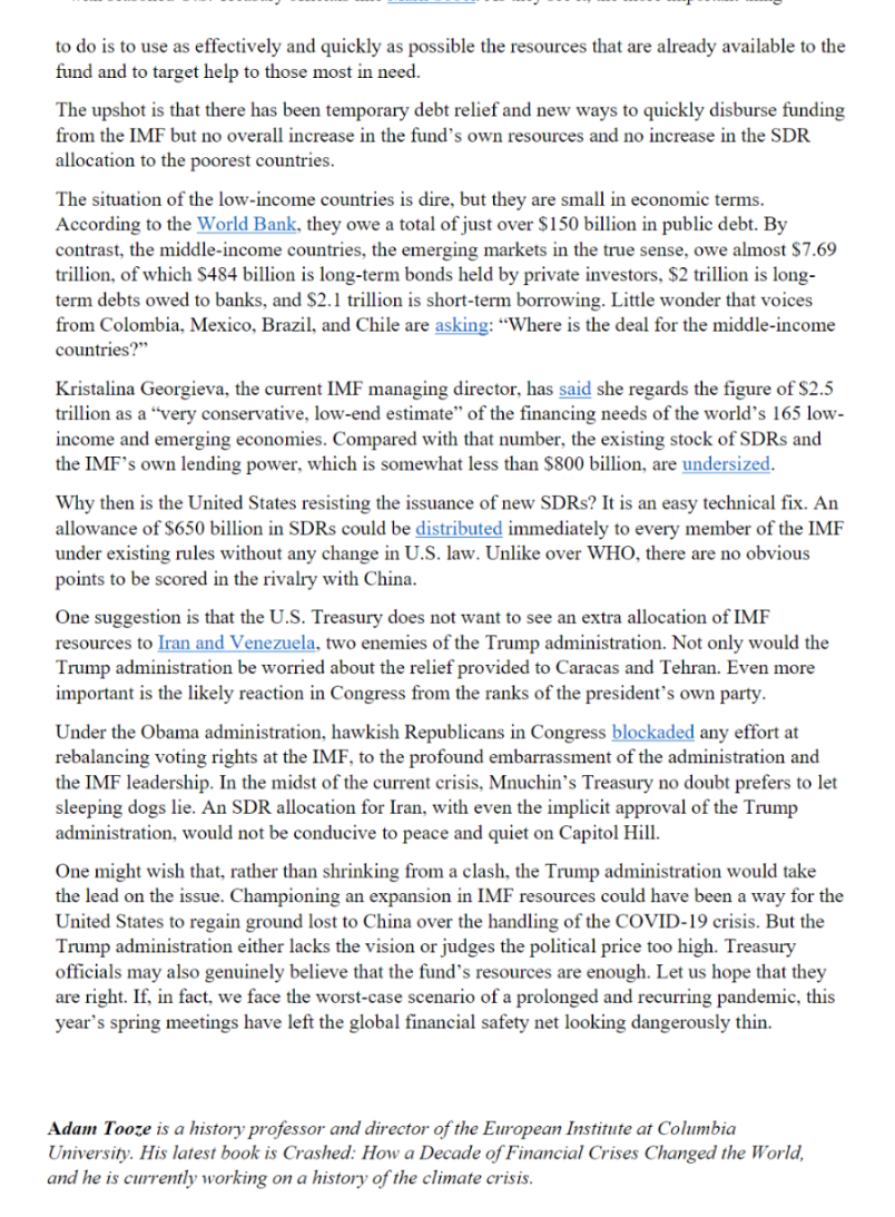 inVoice, Foreign Policy, April 2020 iv. What do you notice about the