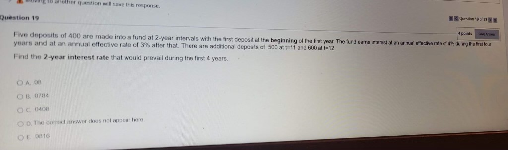  10 another question will save this response. Question 19 Question 19