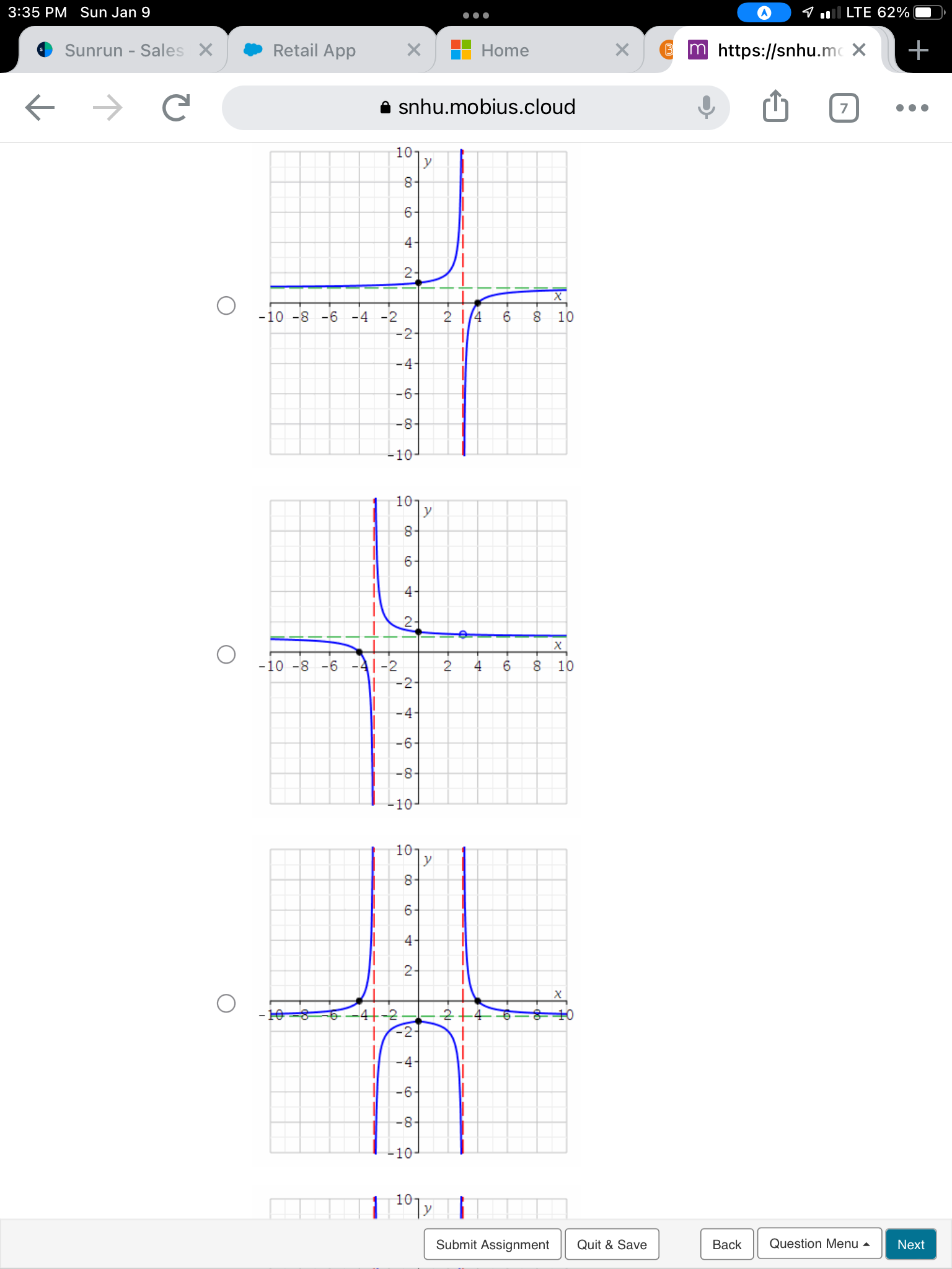 - -2- -6- 107 O -10 -8 -6 -41-2 2 1/4 6