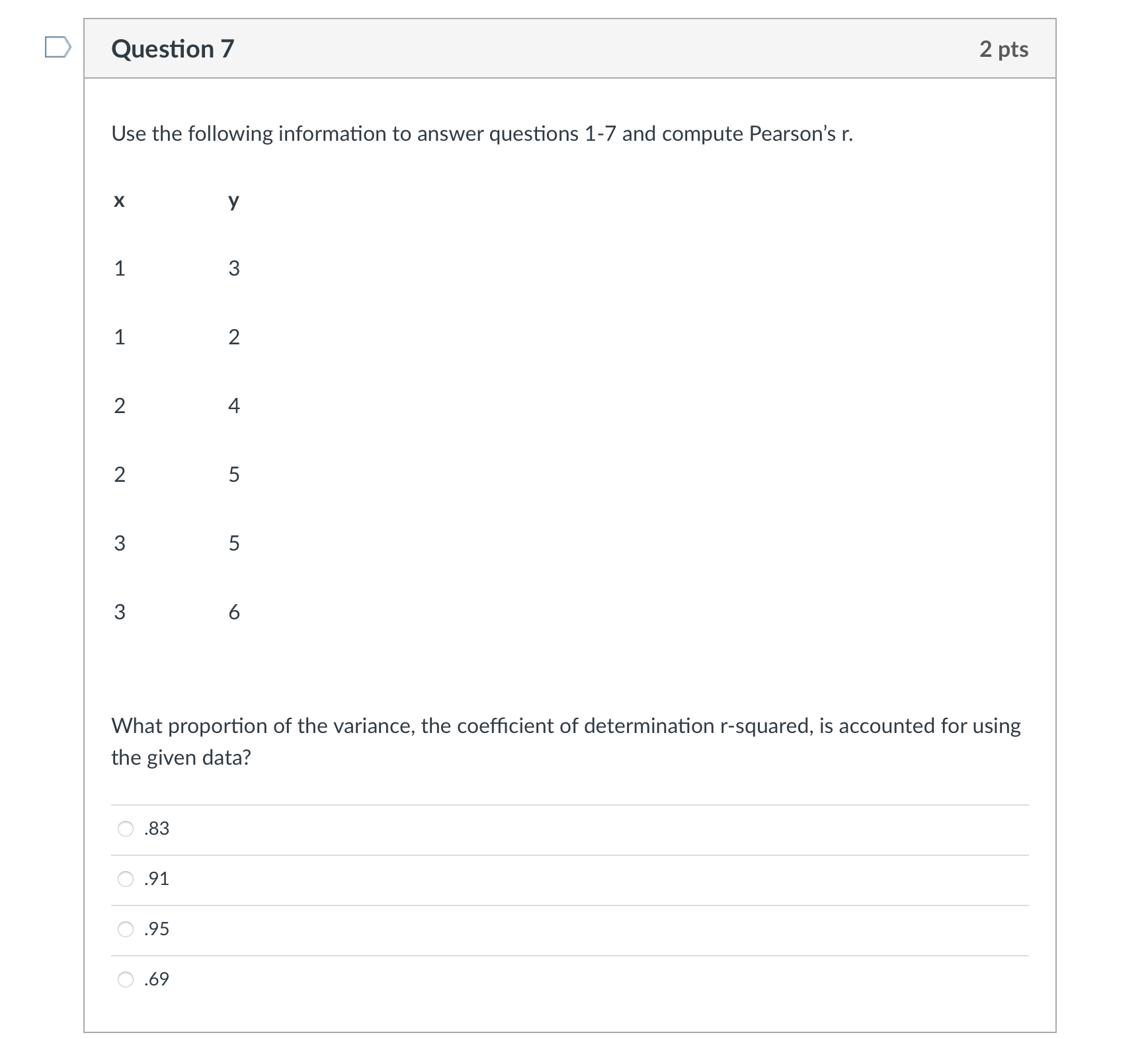 please help answer the question D Question 7 2 pts Use