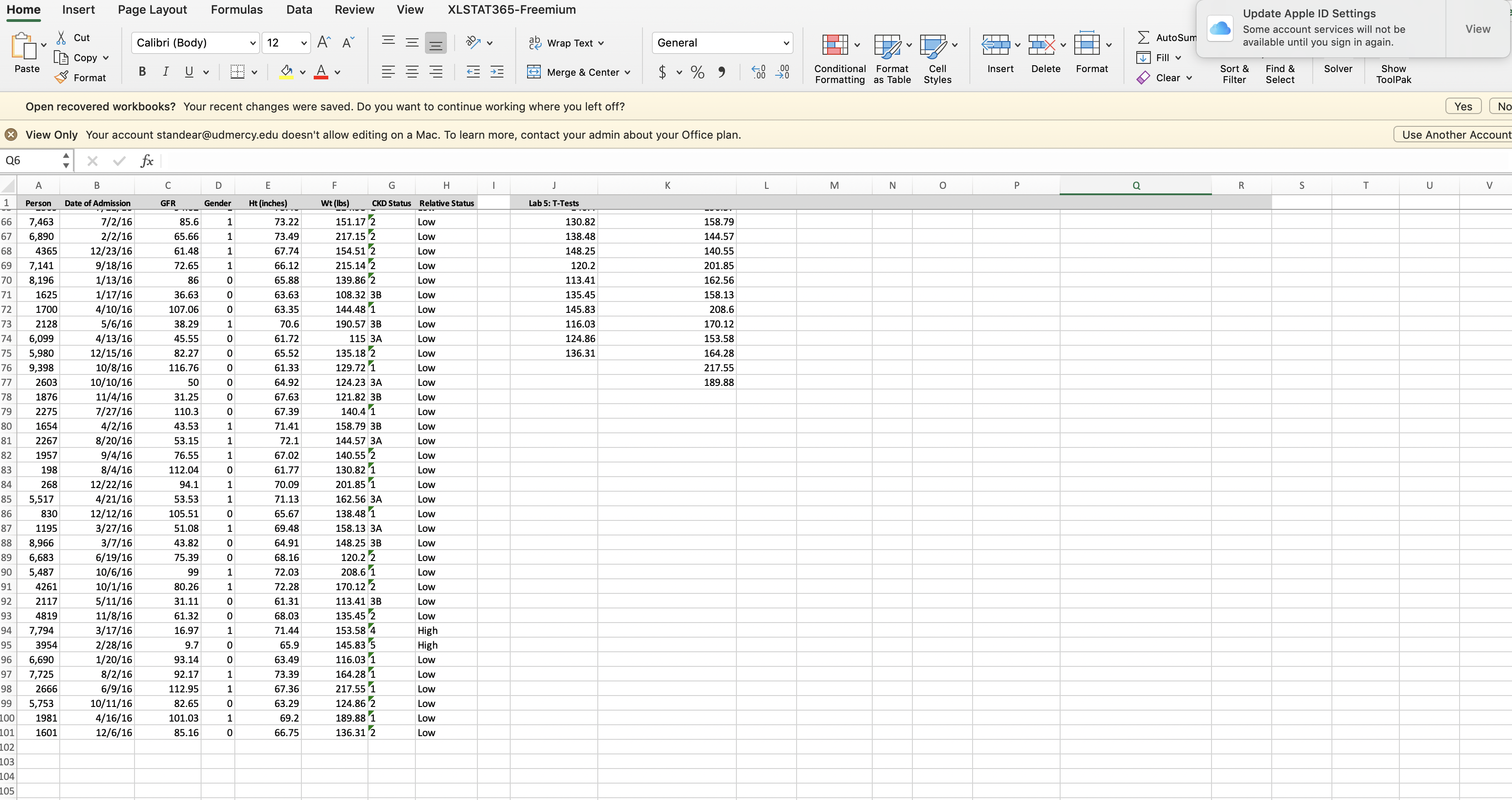 (Body) v 12 AA de Wrap Text v General _ AutoSum available