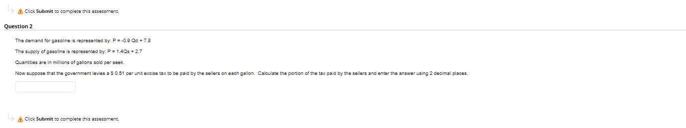 in of S 0.51 unit Click Submit to amplete this to be