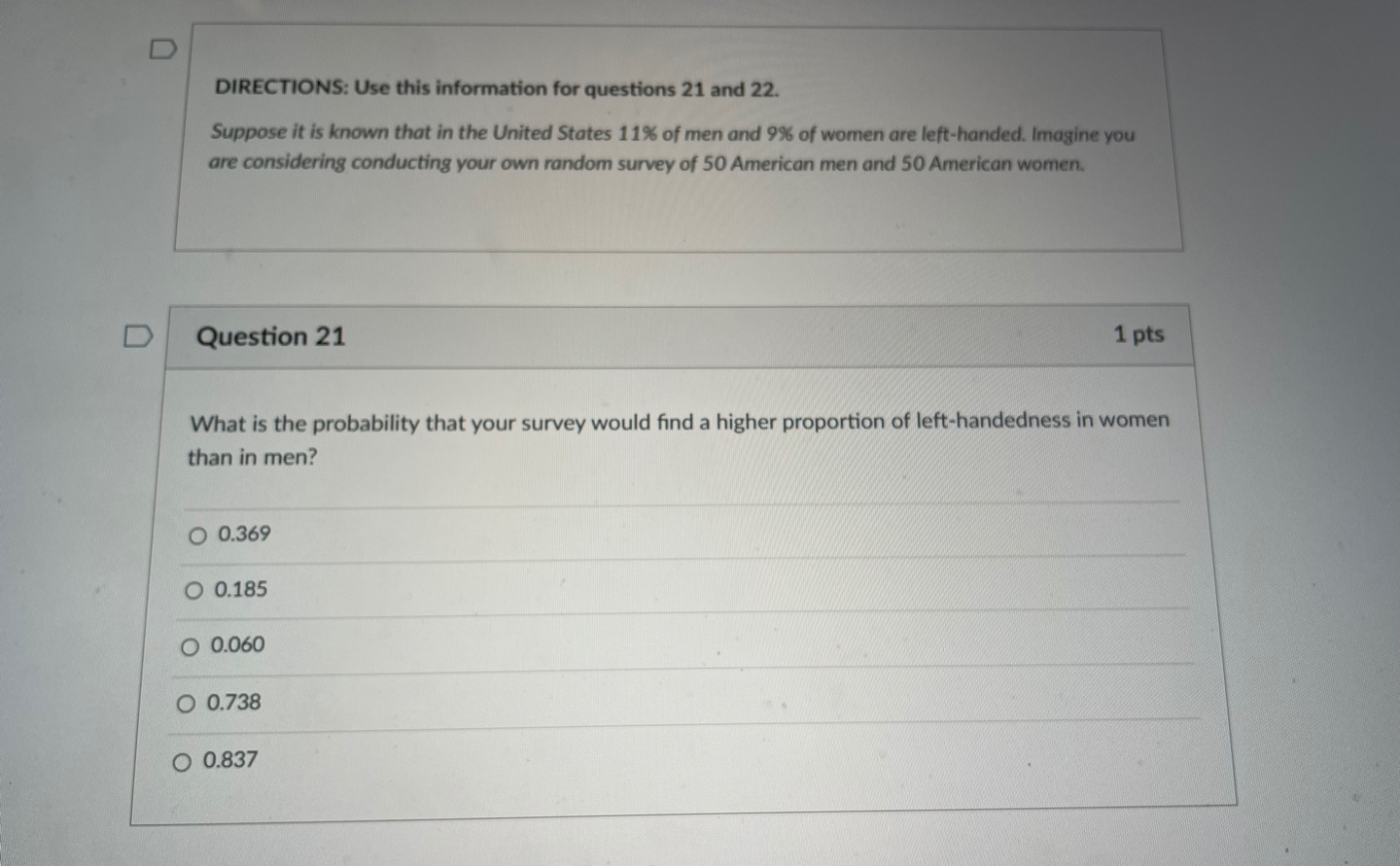Statistic Standard Deviation of Statistic Difference of sample means 722 Special case