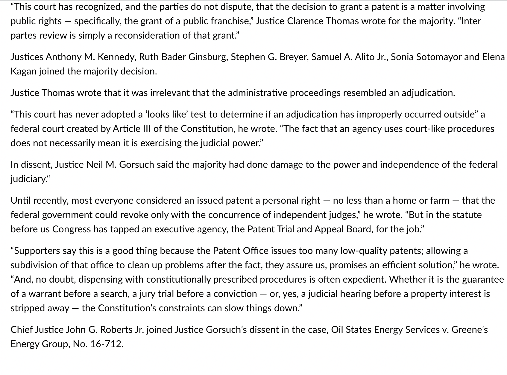 disarray, with the Eighth Circuit Court of Appeals not having upheld the