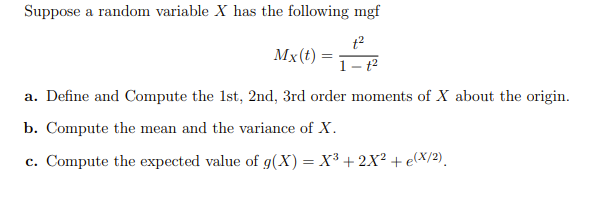 = 1 - 12 a. Define and Compute the Ist, 2nd, 3rd
