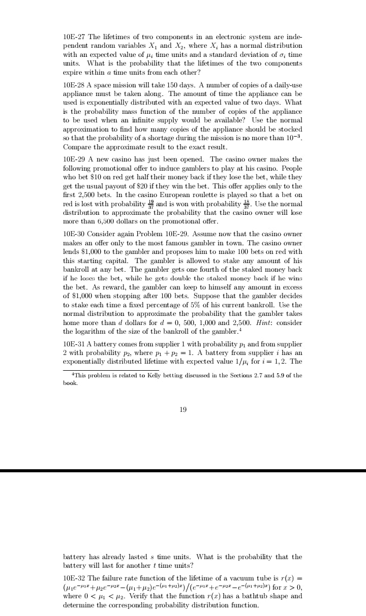 appropriate sample space and determine the prob- ability of Yarborough when you
