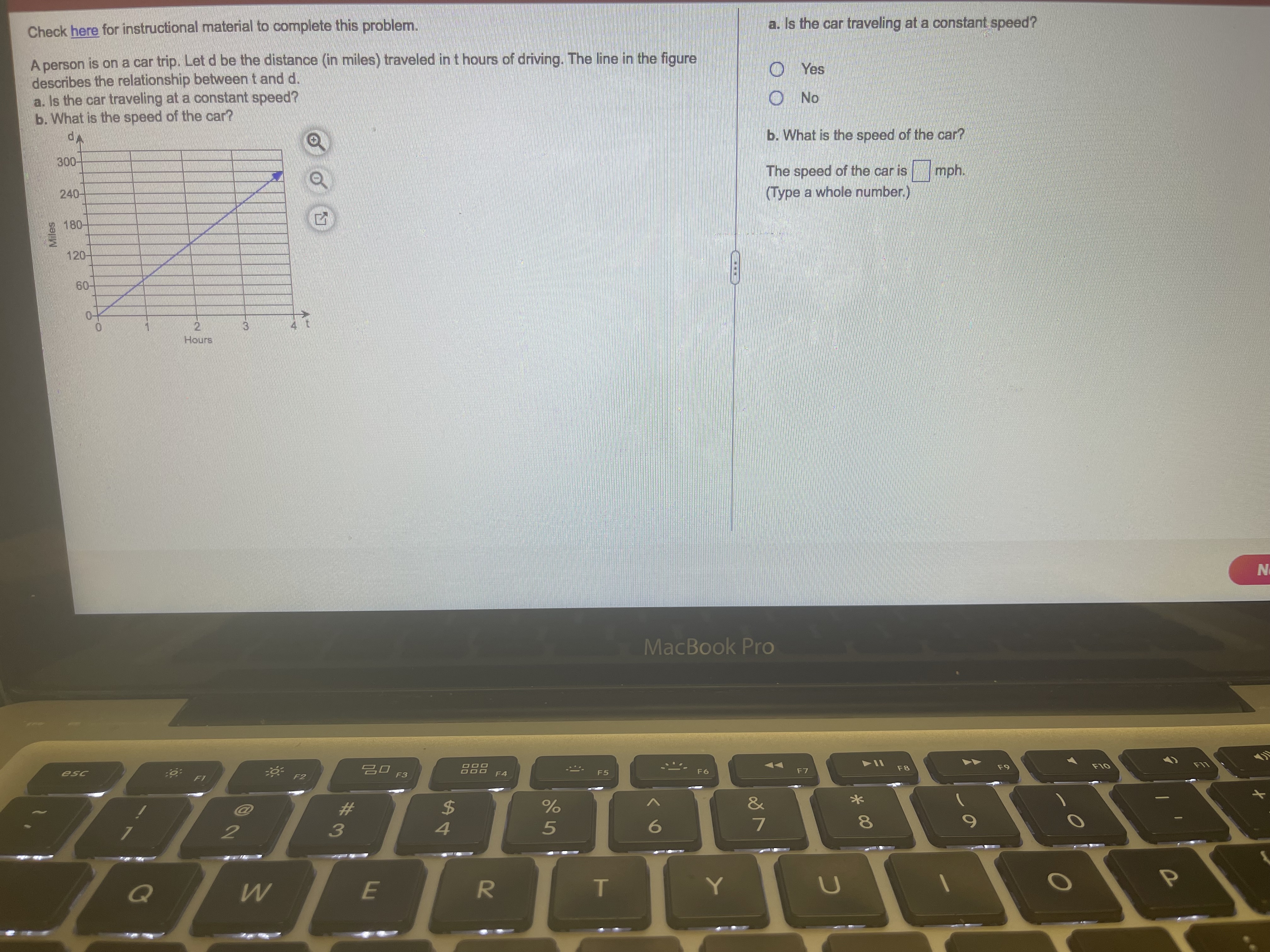 Check here for instructional material to complete this problem a. Is