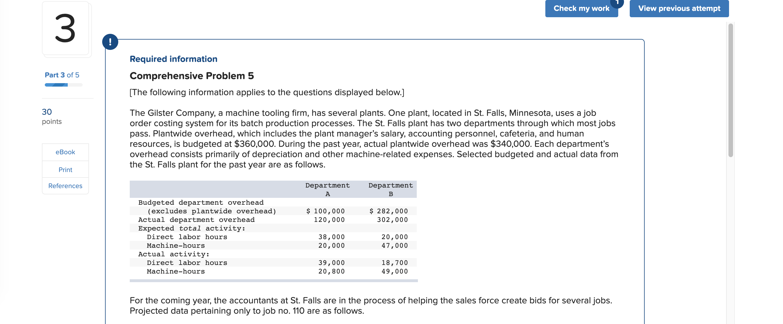  Need help answering C1 and C2 Comprehensive Problem 5 Part c