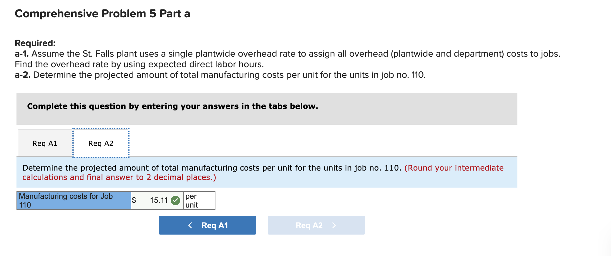 the overhead allocation methods would you recommend? Check my work View previous