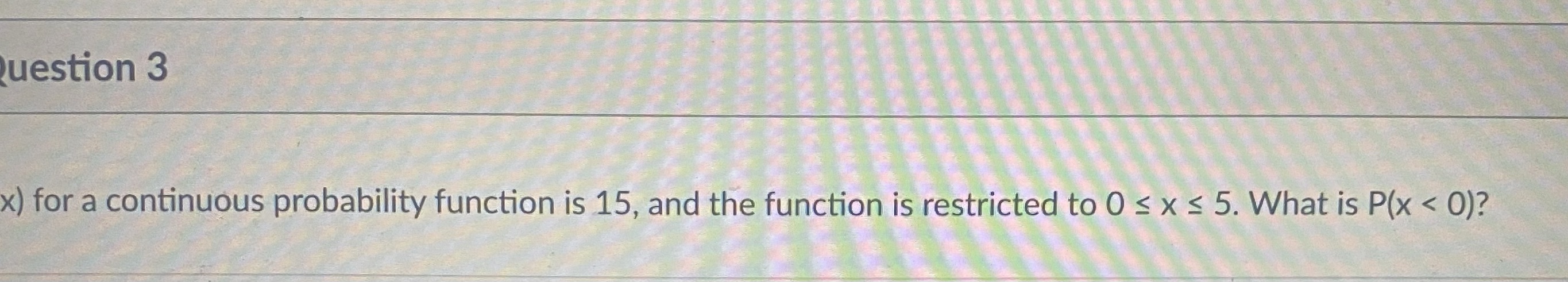 the function is restricted to O s x s 5. What is