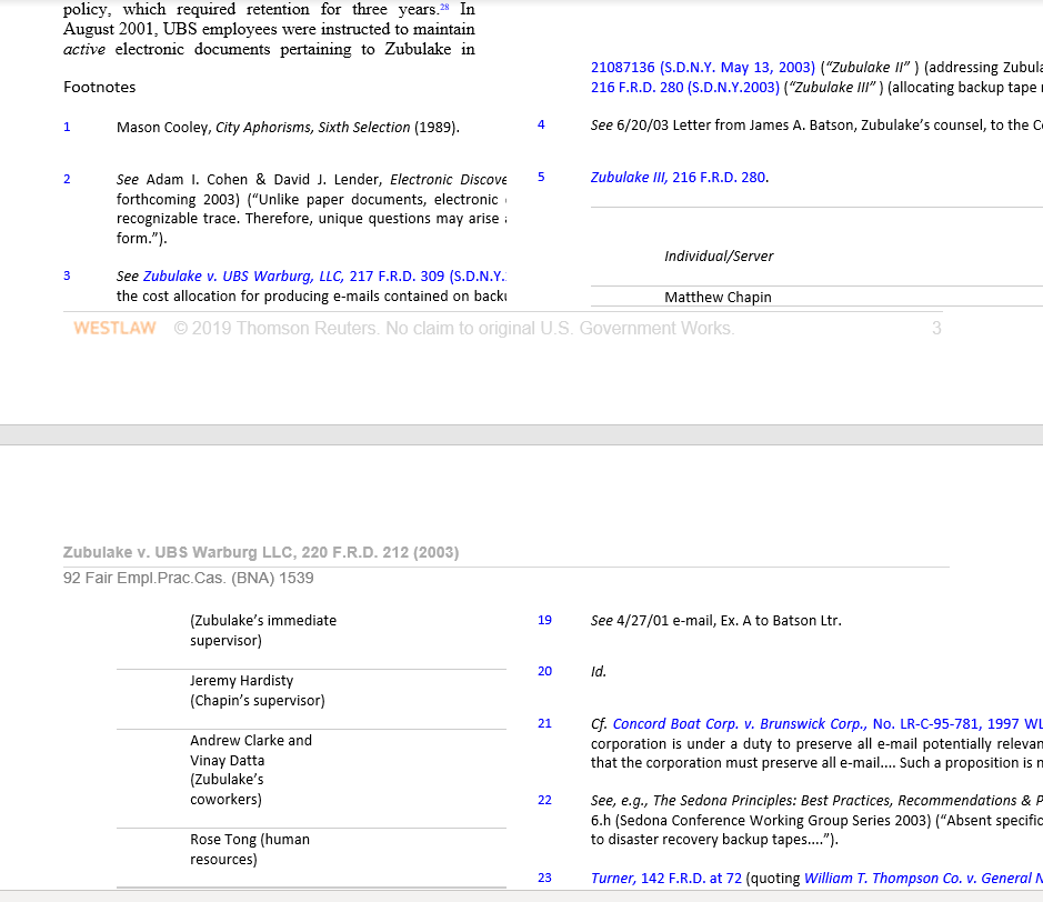 This means you should use IRAC or another ORGANIZED form of laying